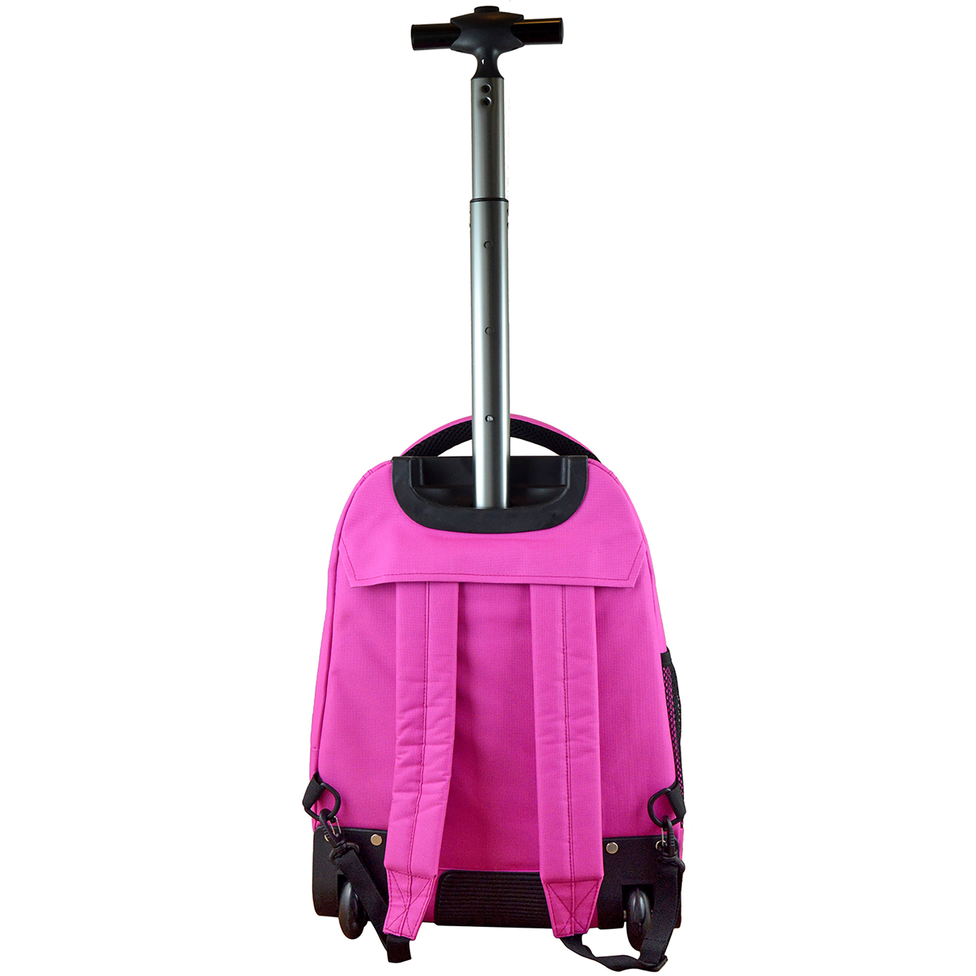 MOJO Pink Los Angeles Chargers 19'' Premium Wheeled Backpack - Image 9