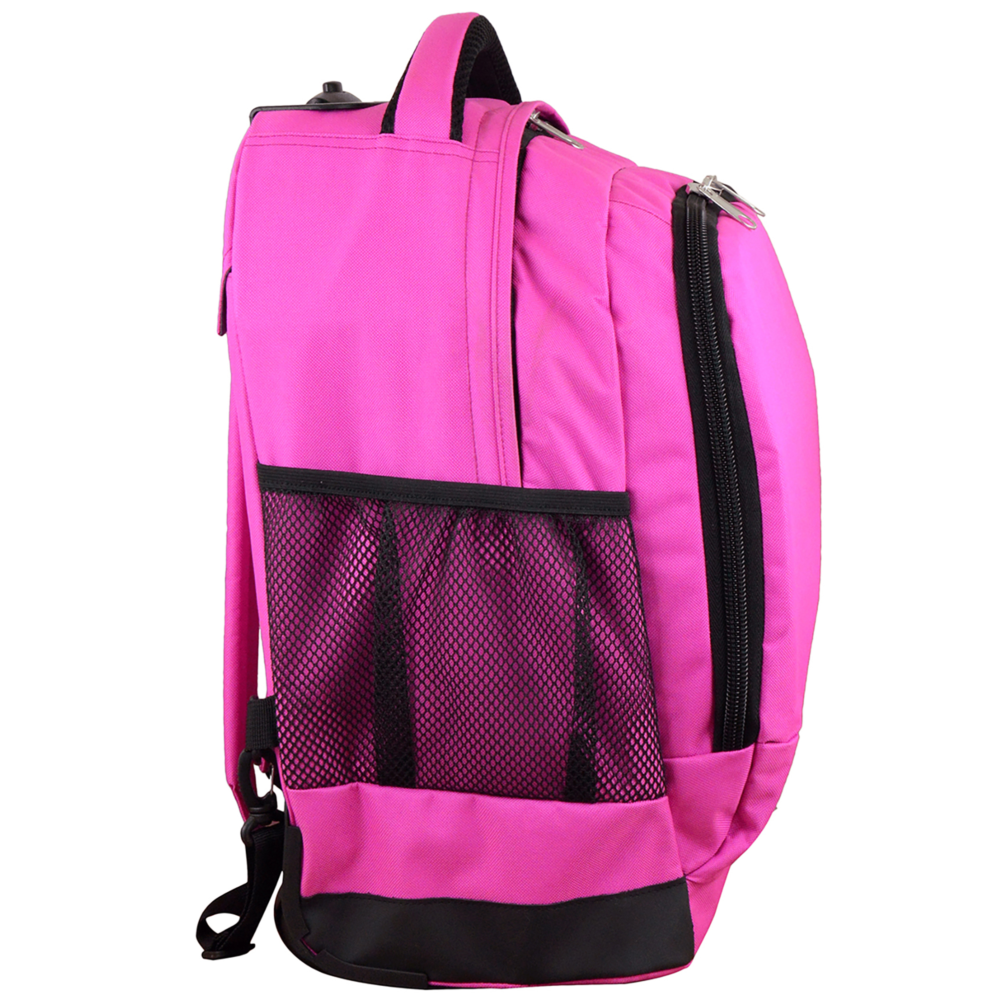 MOJO Pink Los Angeles Chargers 19'' Premium Wheeled Backpack - Image 10