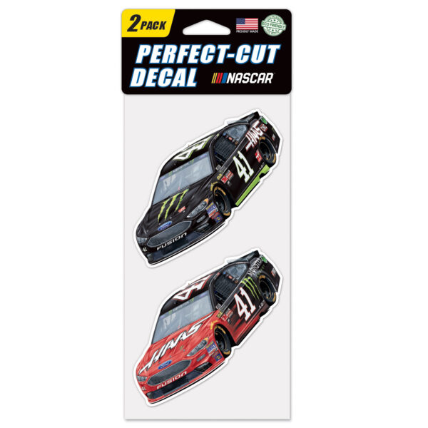WinCraft Kurt Busch 2018 2-Pack 4" x 8" Perfect Cut Colored Decal Sheet