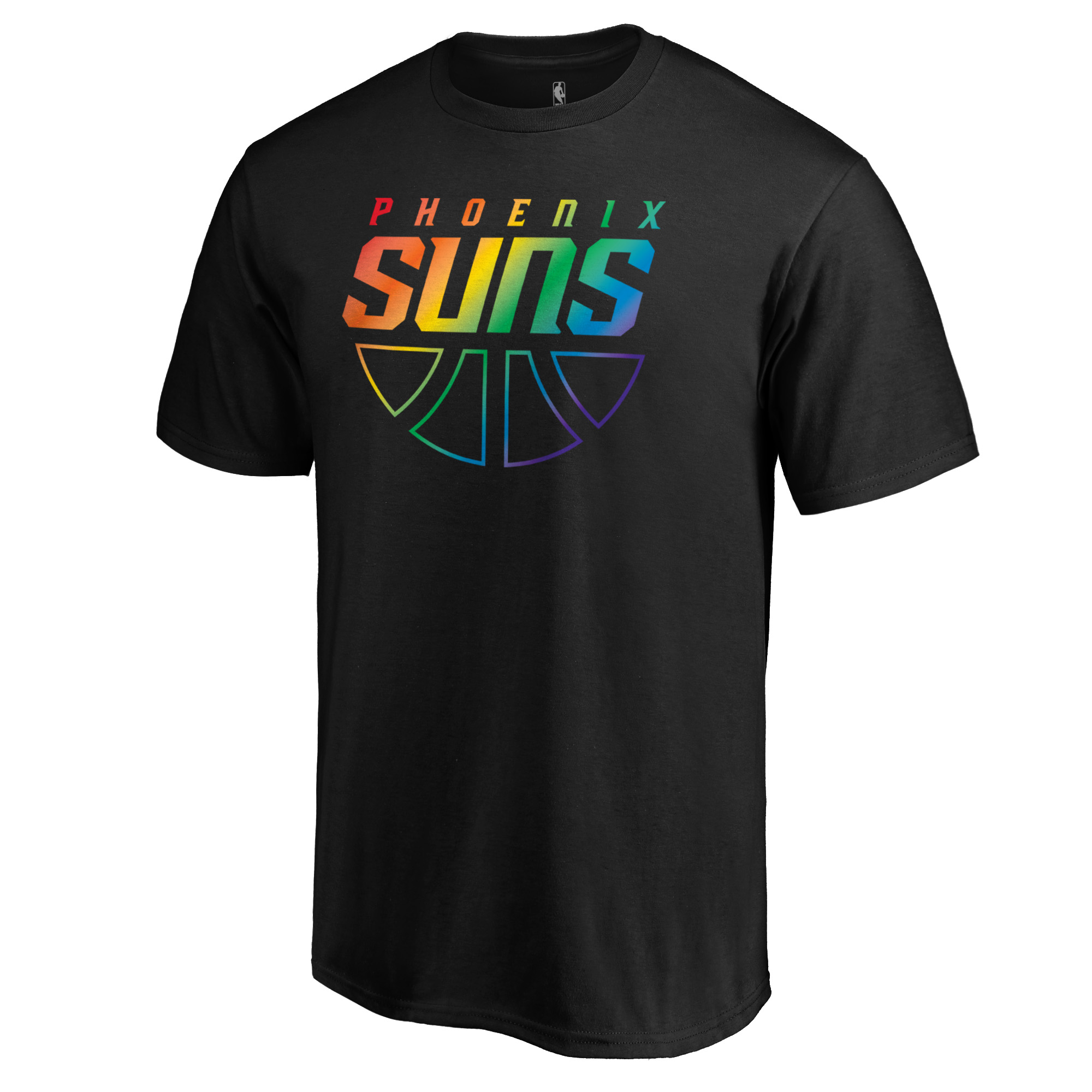 Men's Black Phoenix Suns Team Pride Wordmark T-Shirt - Image 3