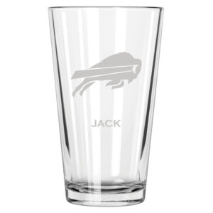 Buffalo Bills 16oz. Personalized Etched Pint Glass