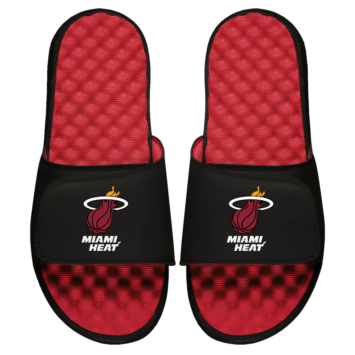 Youth ISlide Red Miami Heat Global Slide Sandals