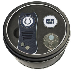 Indianapolis Colts Divot Tool Ball Marker & Cap Clip Personalized Tin Gift Set