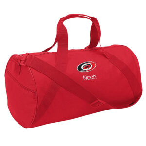 Youth Red Carolina Hurricanes Personalized Duffle Bag