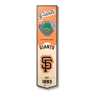 San Francisco Giants 8'' x 32'' 3D StadiumView Banner