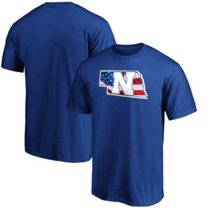 Men's Royal Nebraska Huskers Banner State T-Shirt