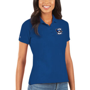 Women's Antigua Blue Creighton Bluejays Legacy Pique Polo
