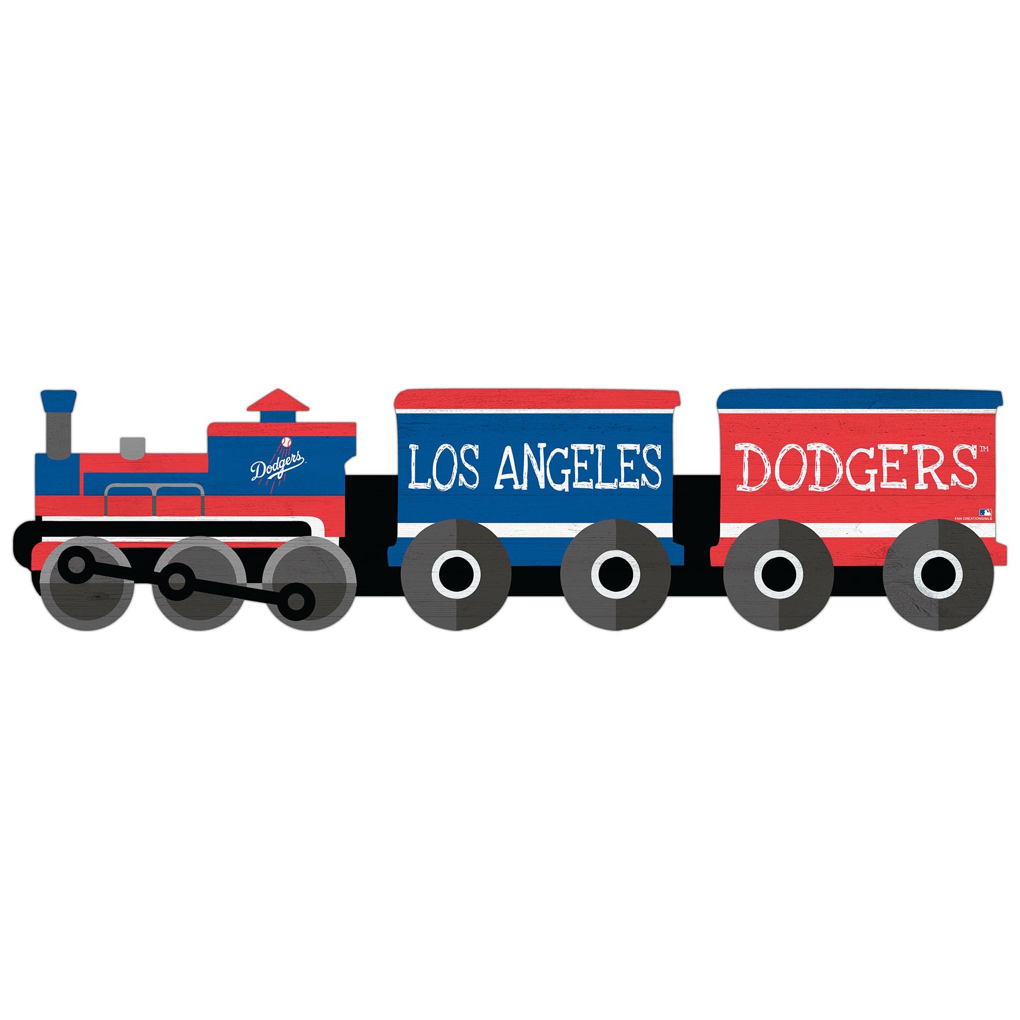 Los Angeles Dodgers 6'' x 24'' Train Cutout Sign