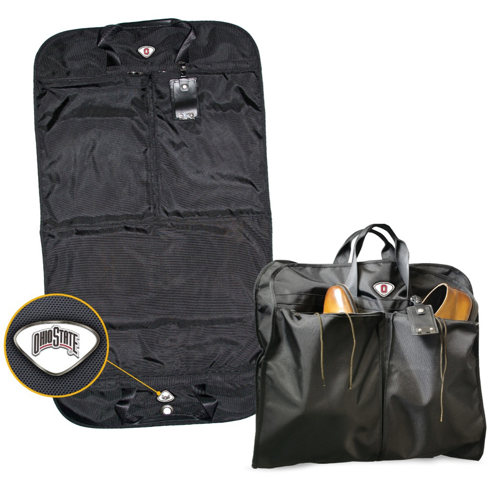 Men's Black Ohio State Buckeyes Suit Bag