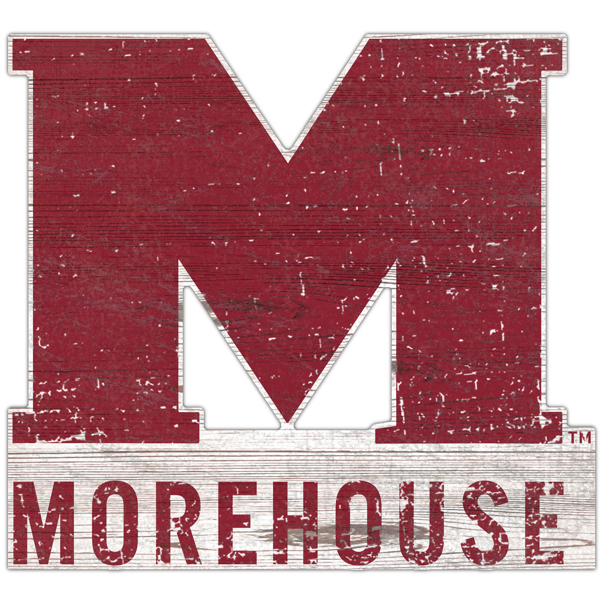 Morehouse Maroon Tigers 24” x 24” Logo Cutout Sign