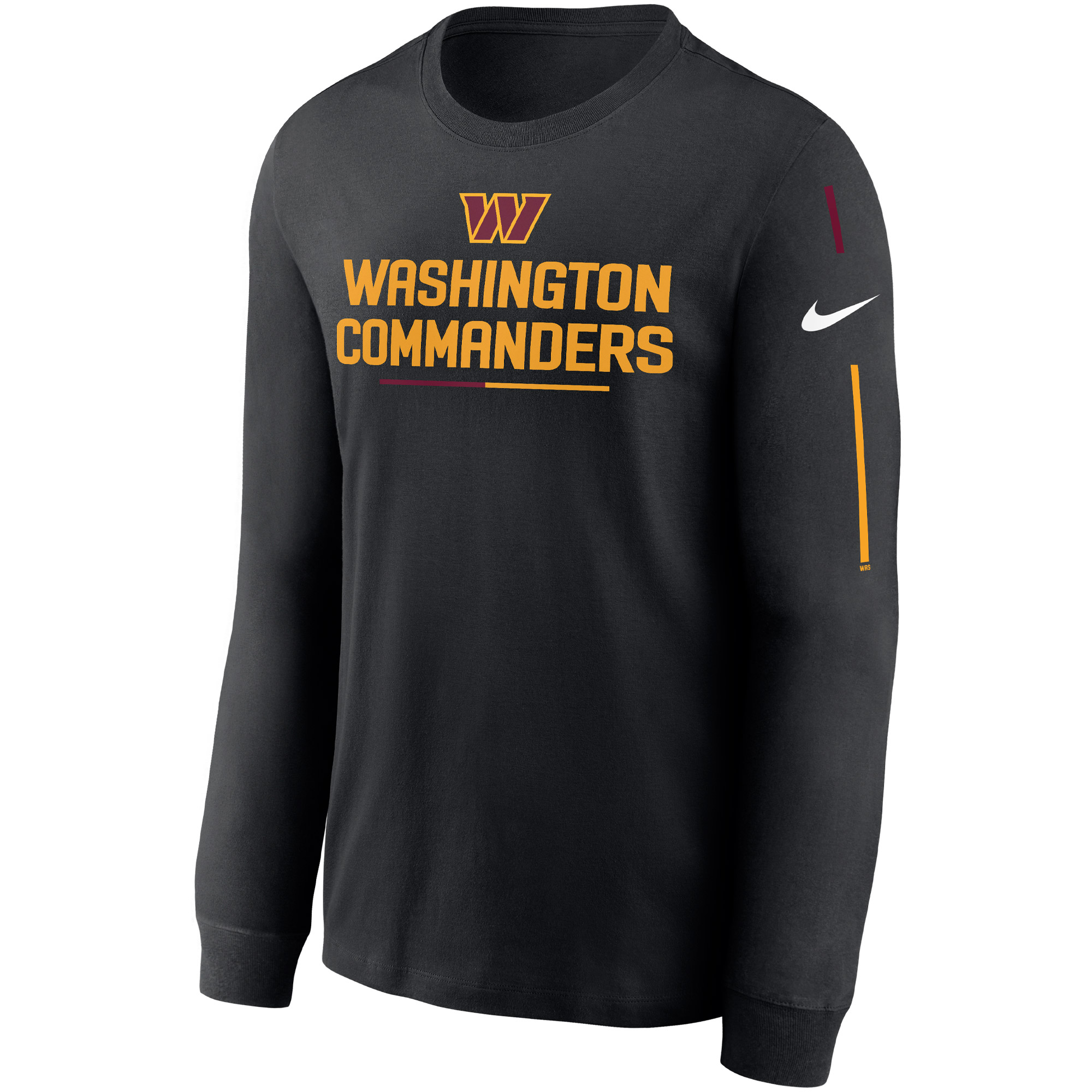 Men's Nike Black Washington Commanders Team Slogan Long Sleeve T-Shirt - Image 3
