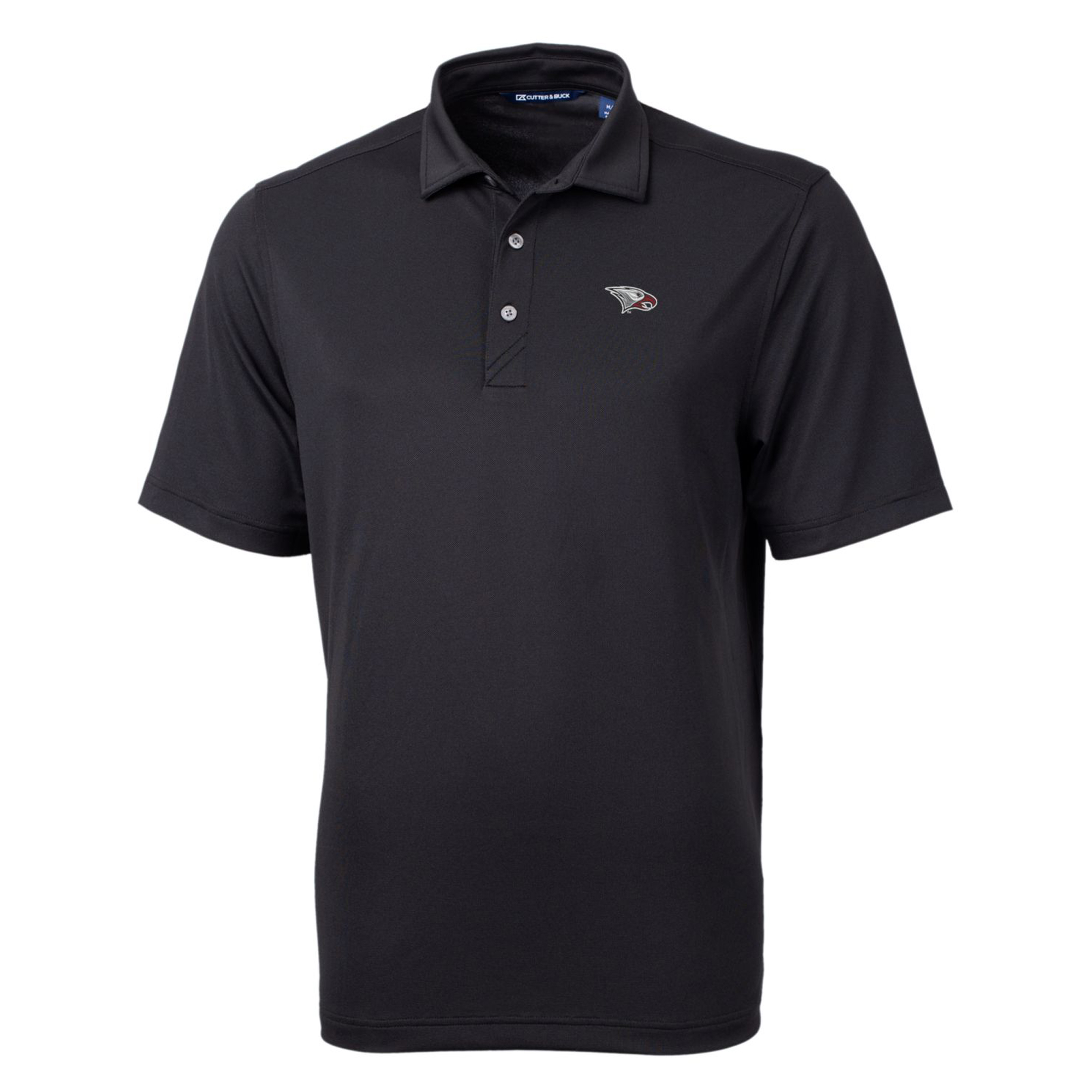 Men's Cutter & Buck Black North Carolina Central Eagles Big & Tall Virtue Eco Pique Recycled Polo