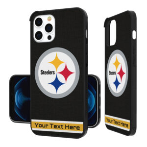 Pittsburgh Steelers Personalized Stripe Design iPhone Bump Case