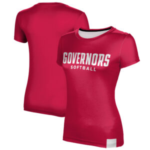 Women's Red Austin Peay State Governors Softball T-Shirt