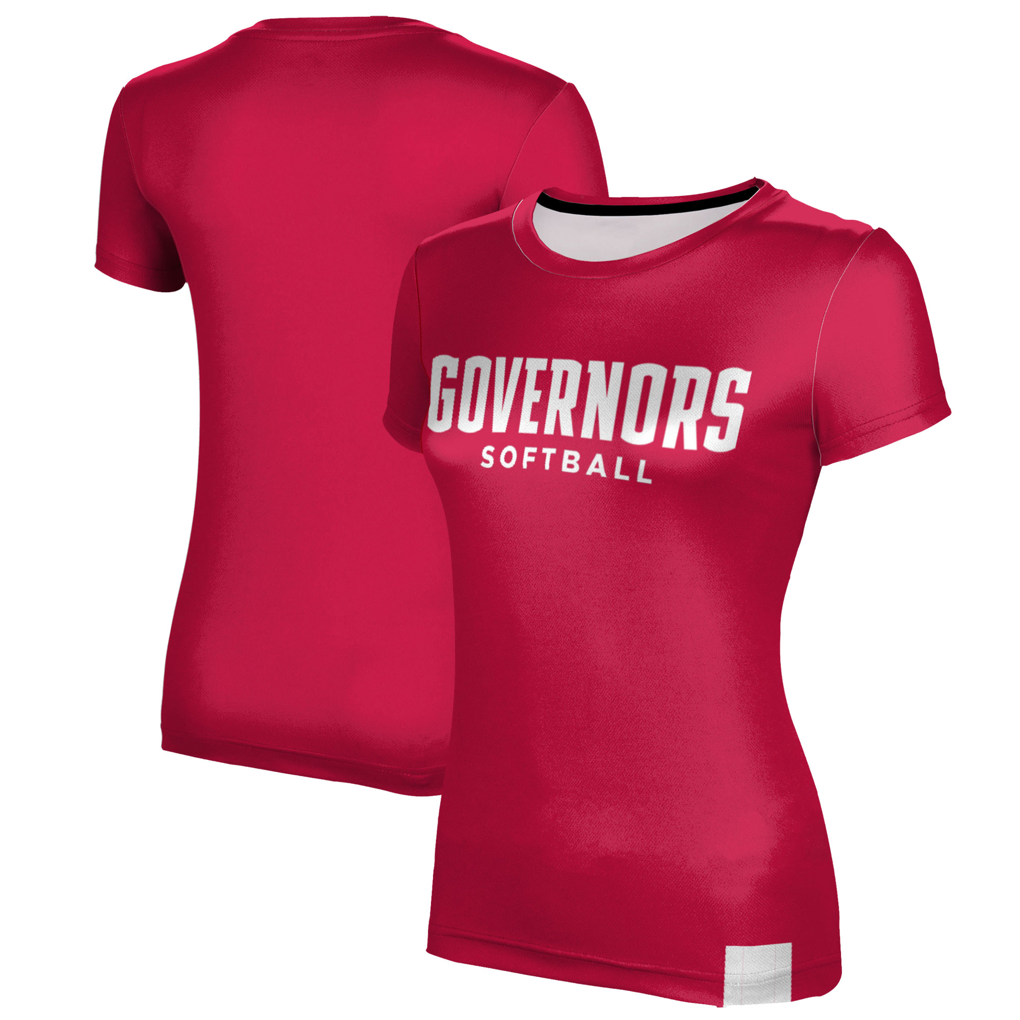 Women's Red Austin Peay State Governors Softball T-Shirt