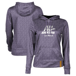 Women's Purple Alfred University Saxons Lacrosse Pullover Hoodie