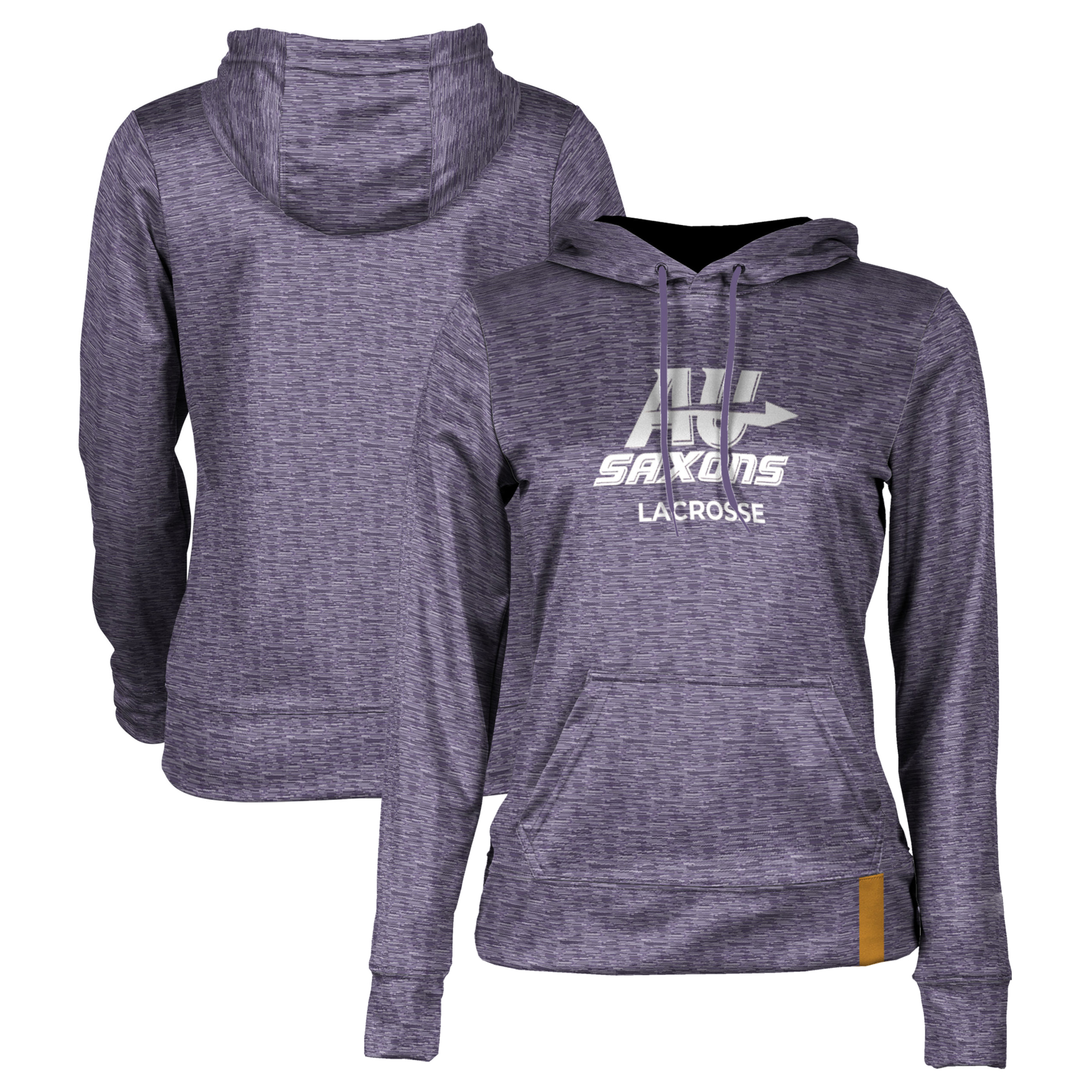 Women's Purple Alfred University Saxons Lacrosse Pullover Hoodie
