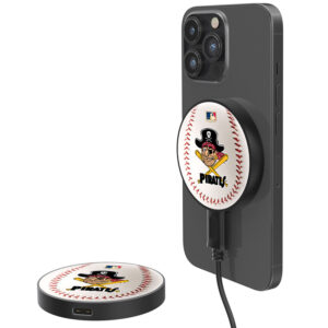 Pittsburgh Pirates 10-Watt Baseball Cooperstown Collection Wireless Magnetic Charger