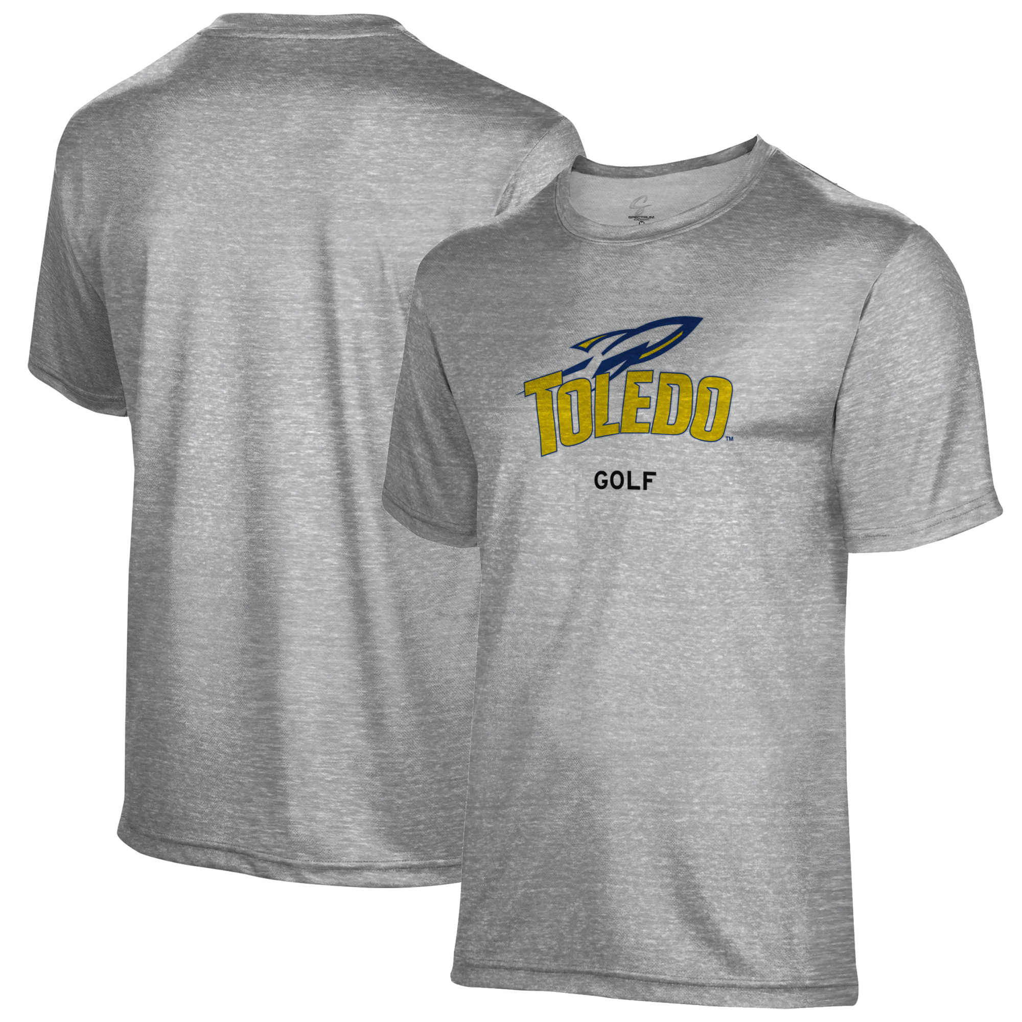 Men's Gray Toledo Rockets Golf Name Drop T-Shirt
