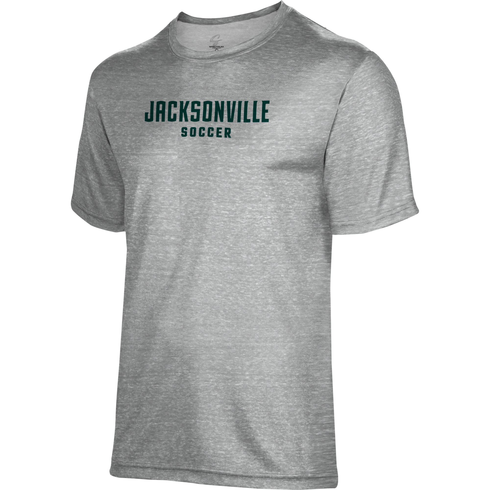 Men's Gray JU Dolphins Soccer Name Drop T-Shirt - Image 3