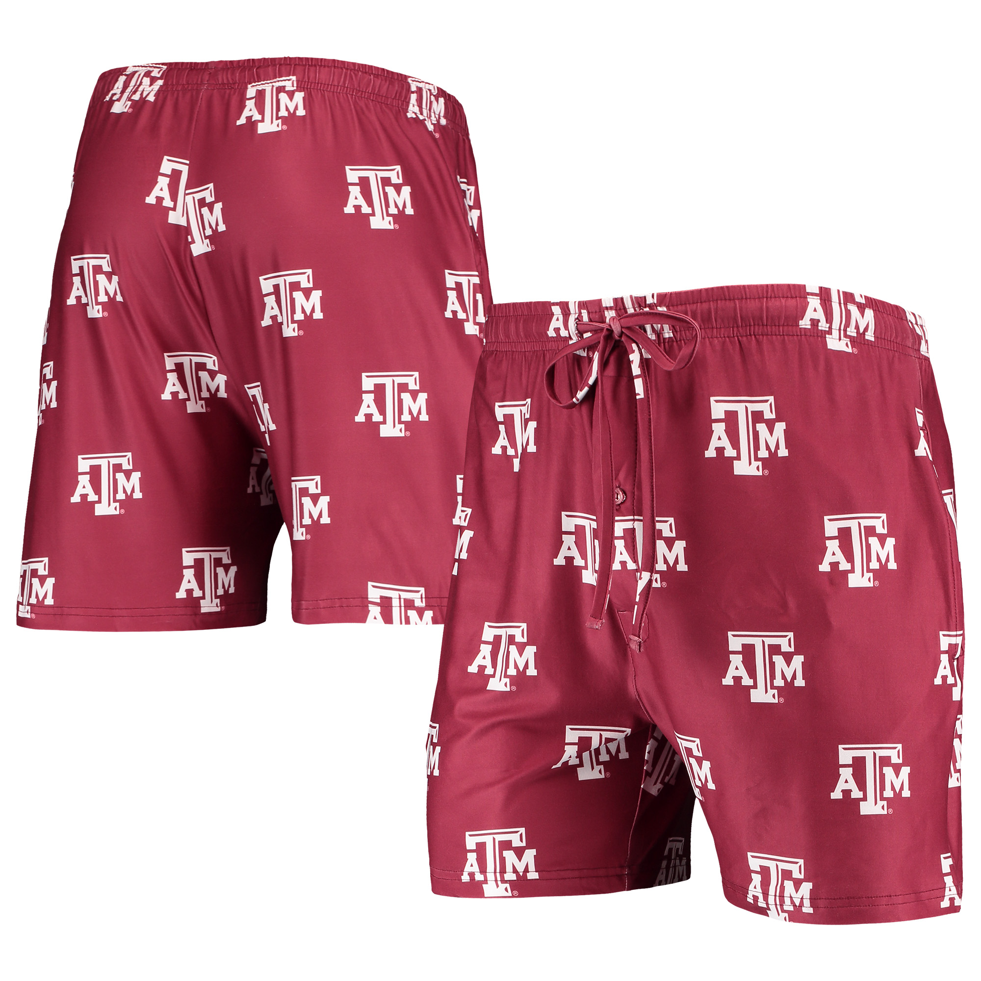 Men's Concepts Sport Maroon Texas A&M Aggies Flagship Allover Print Jam Shorts - Image 5