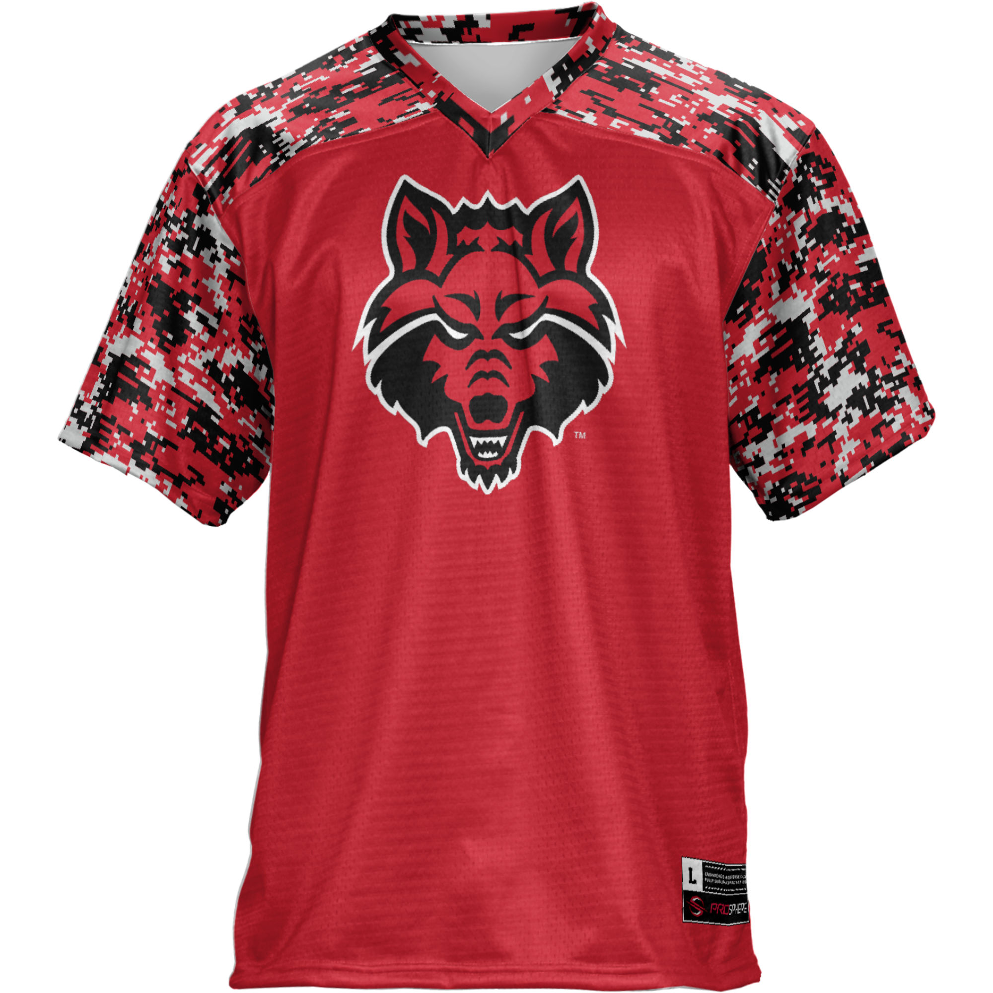 Men's GameDay Greats Scarlet Arkansas State Red Wolves Football Jersey - Image 3