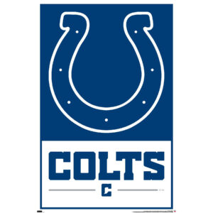 Indianapolis Colts 22.4'' x 34'' Leagues Logo Poster
