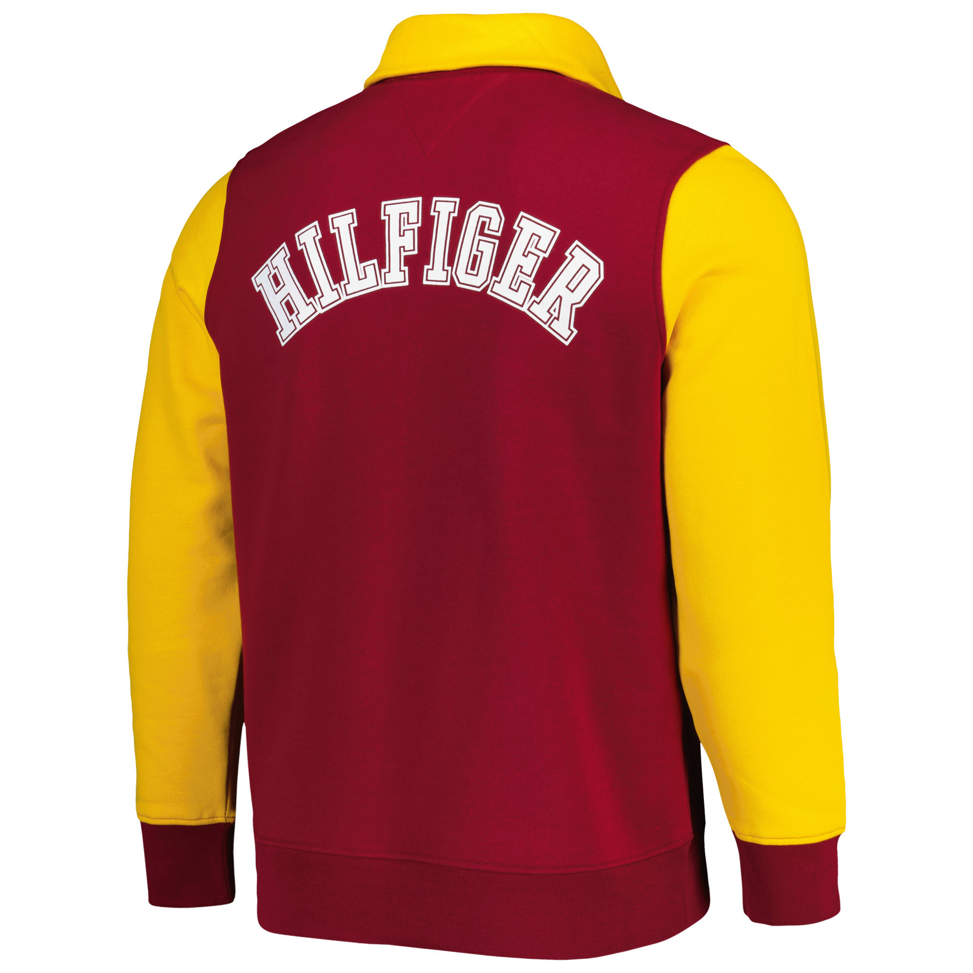 Men's Tommy Hilfiger Burgundy/Gold Washington Commanders Aiden Quarter-Zip Sweatshirt - Image 4