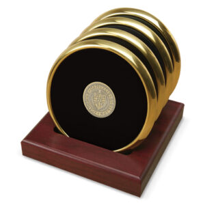 Gold Capital University Comets 4-Piece Coaster Set