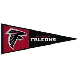 WinCraft Atlanta Falcons 13" x 32" Wool Primary Logo Pennant