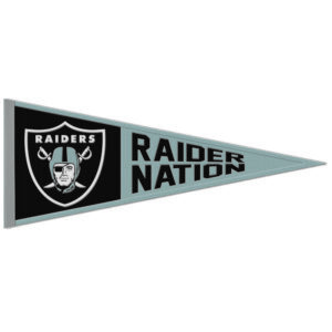 WinCraft Las Vegas Raiders 13" x 32" Slogan Pennant