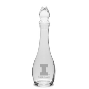 Illinois Fighting Illini Personalized 34oz. Wide Bottom Decanter