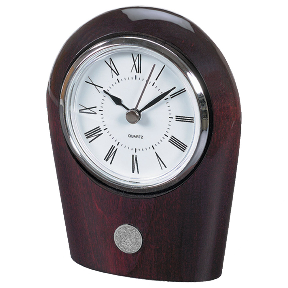 Silver Saint Rose Golden Knights Palm Clock