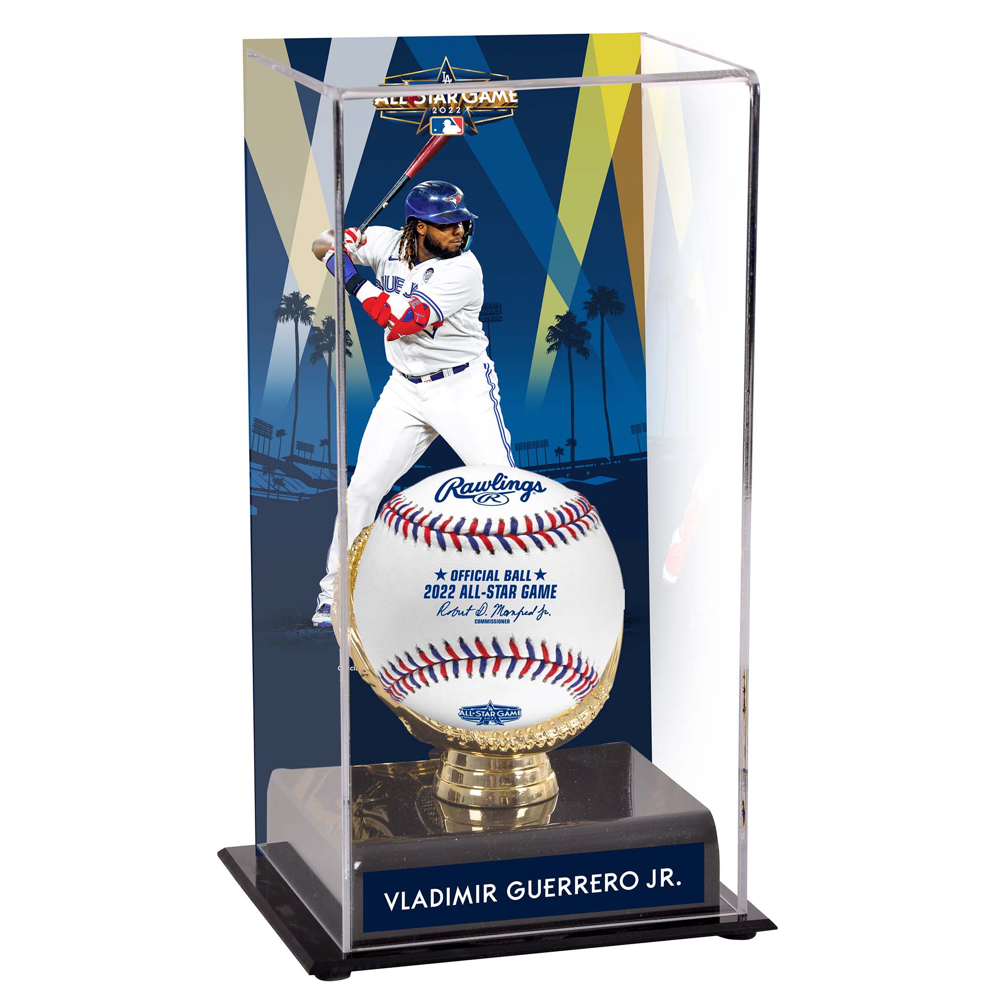 Vladimir Guerrero Jr. Toronto Blue Jays 2022 MLB All-Star Game Gold Glove Display Case with Image