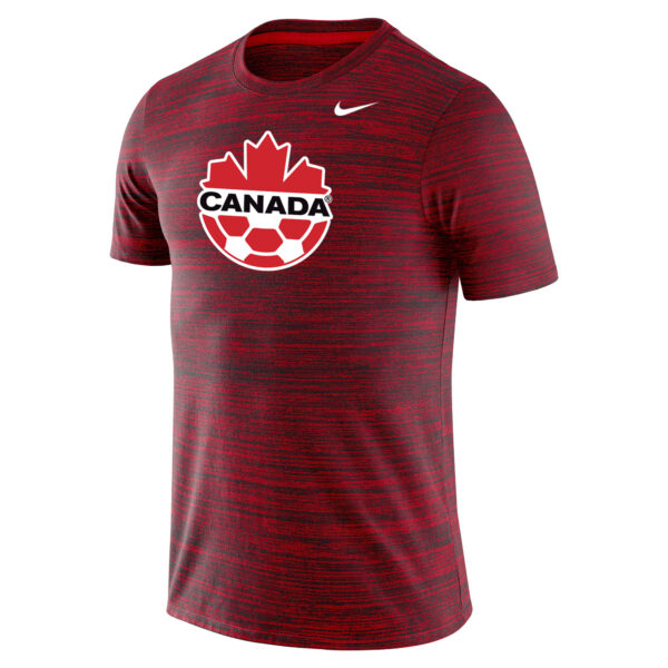 Men's Nike Red Canada Soccer Primary Logo Velocity Legend Performance T-Shirt - Image 6