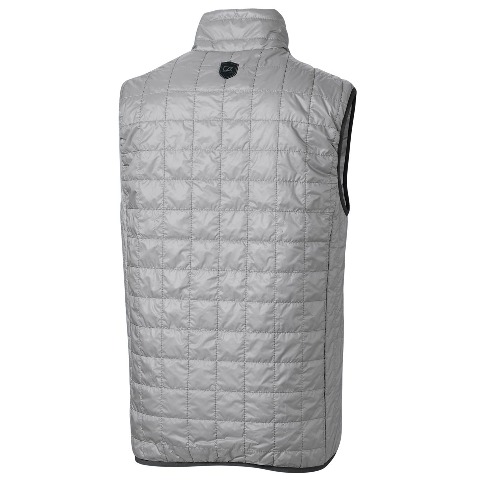 Men's Cutter & Buck Gray St. John's Red Storm Big & Tall Rainier PrimaLoft Eco Full-Zip Puffer Vest - Image 4