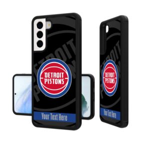 Detroit Pistons Personalized Tilt Design Galaxy Bump Case