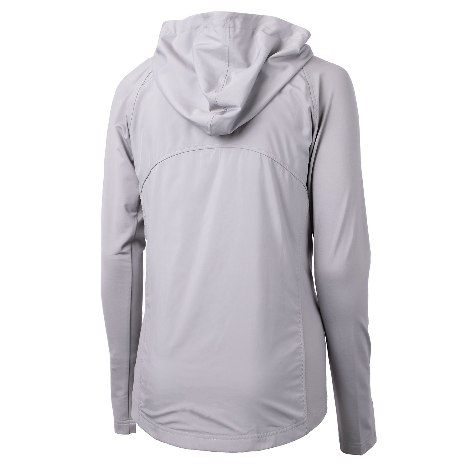 Women's Cutter & Buck Gray Auburn Tigers Adapt Eco Knit Hybrid Recycled Full-Zip Hoodie - Image 7