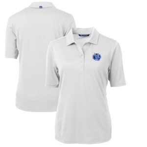 Women's Cutter & Buck White Air Force Falcons Team Virtue Eco Pique Recycled Polo