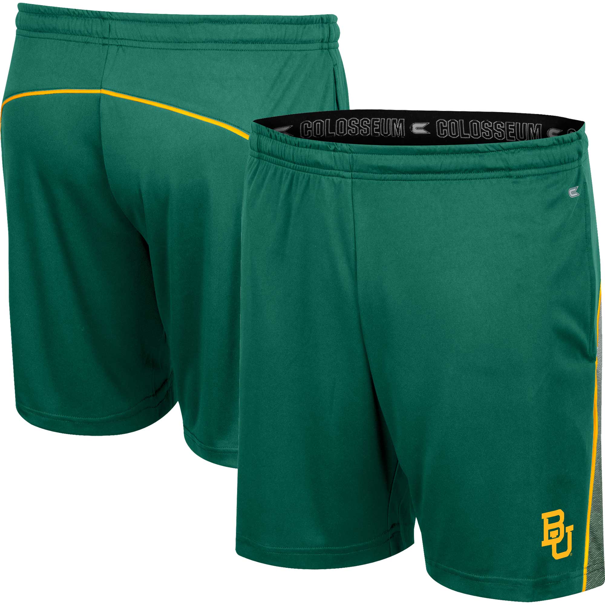 Men's Colosseum Green Baylor Bears Laws of Physics Shorts - Image 5