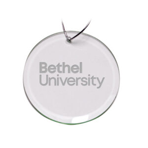 Bethel Wildcats Team Logo 3'' Round Glass Ornament