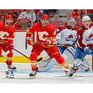Nazem Kadri Calgary Flames Unsigned In the Offensive Zone Photograph