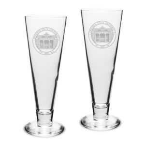Emporia State Hornets Primary Logo 16oz. 2-Piece Classic Beer Pilsner Set