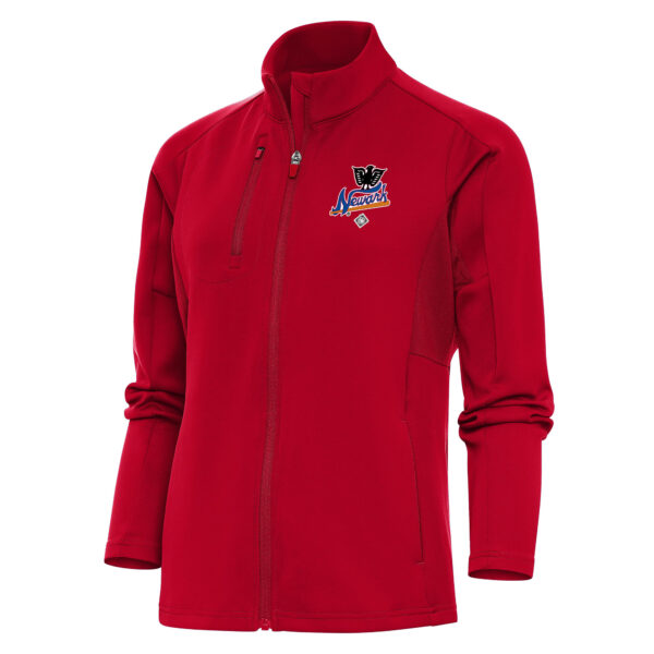 Women's Antigua Red Newark Eagles Generation Full-Zip Jacket