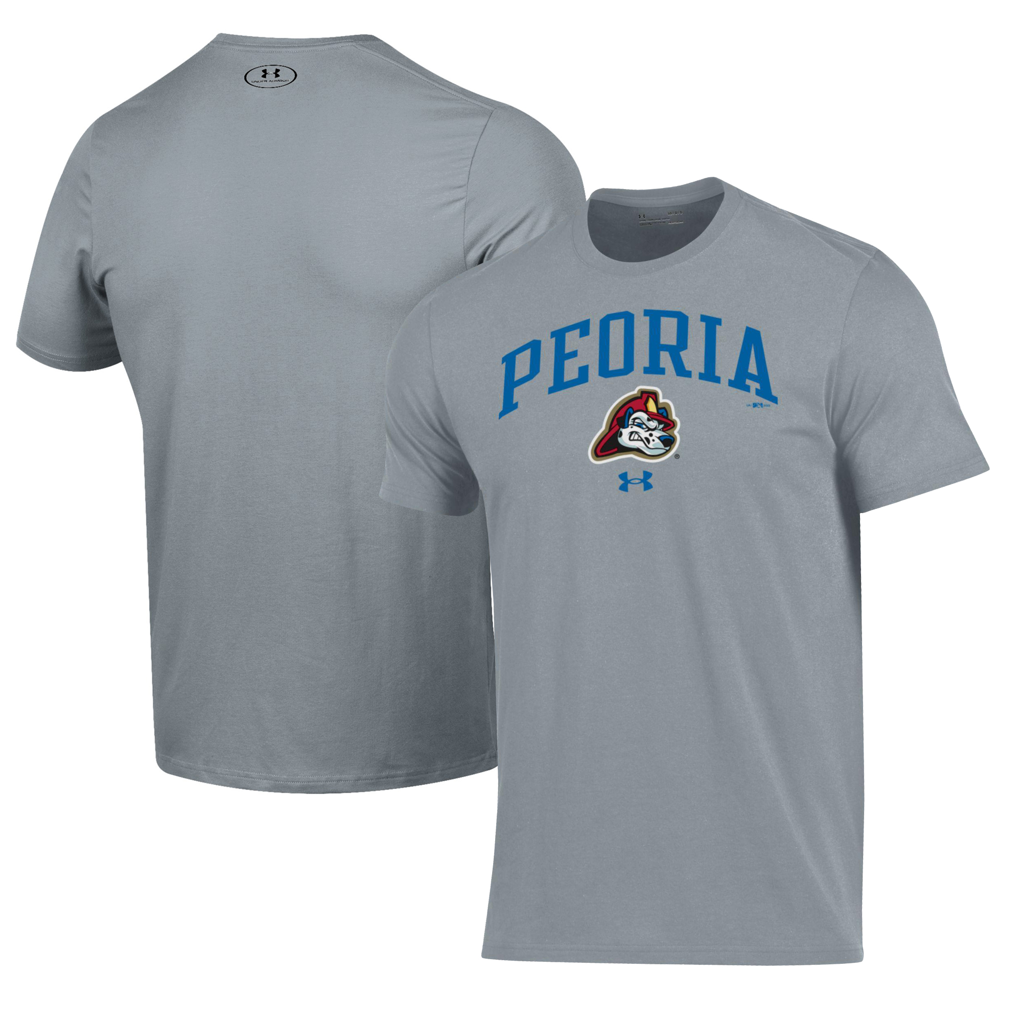 Men's Under Armour Gray Peoria Chiefs Performance T-Shirt - Image 5