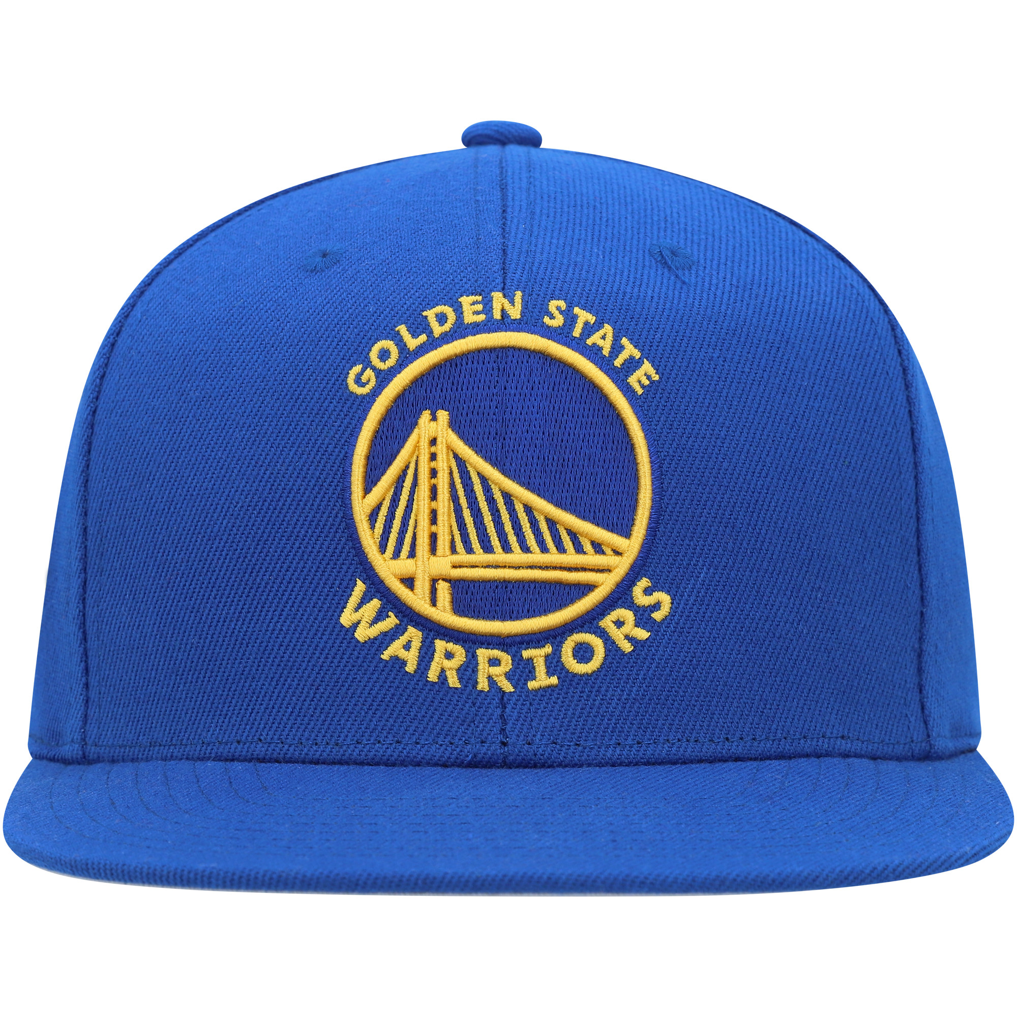 Men's Mitchell & Ness Royal Golden State Warriors Side Core 2.0 Snapback Hat - Image 3