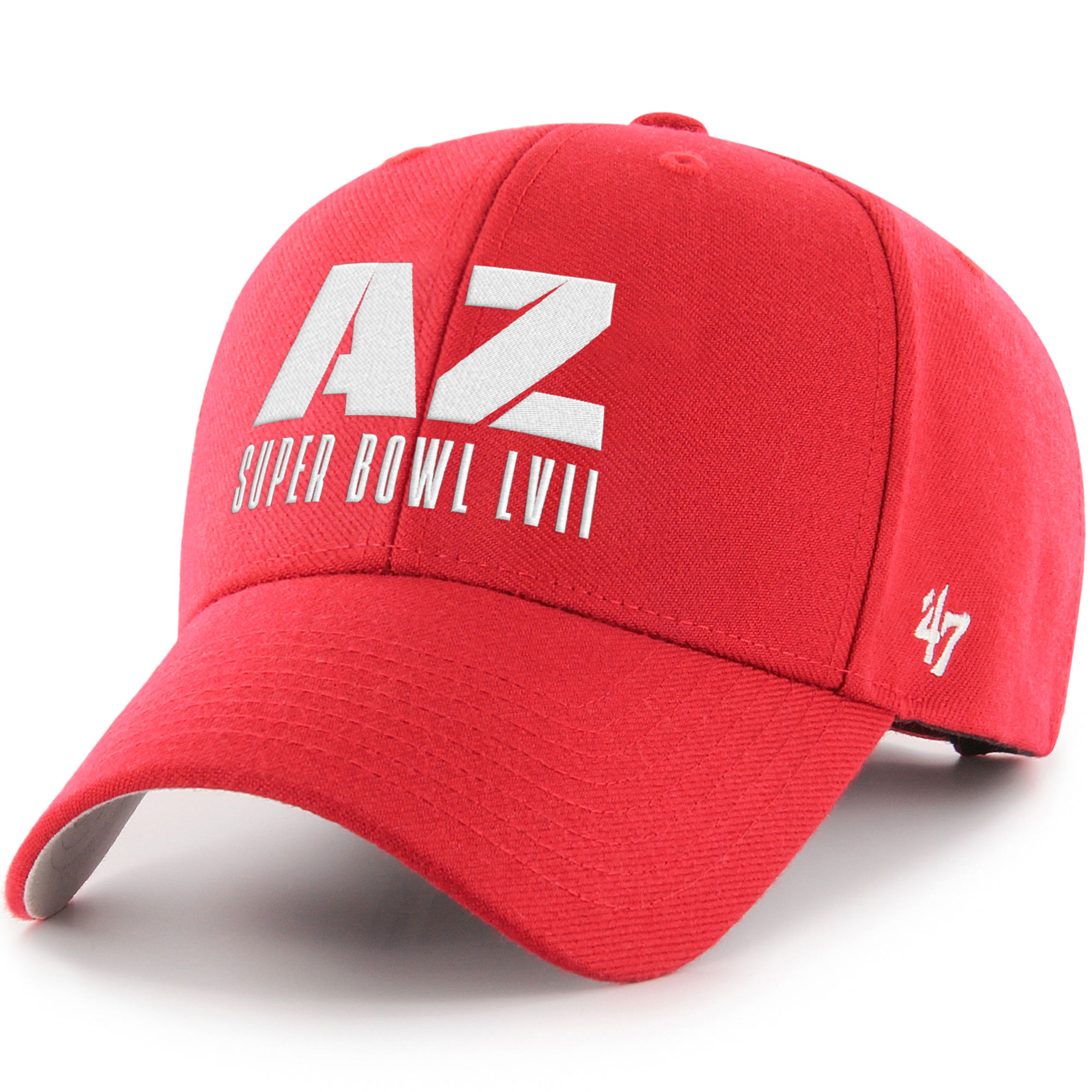 Men's '47 Red Super Bowl LVII MVP Script Adjustable Hat