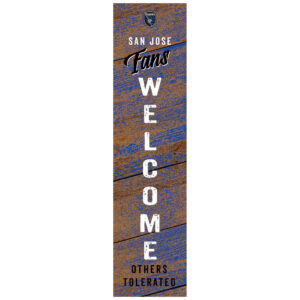 San Jose Earthquakes 48'' Fan Welcome Leaner