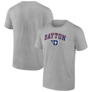 Men's Heather Gray Dayton Flyers Campus T-Shirt