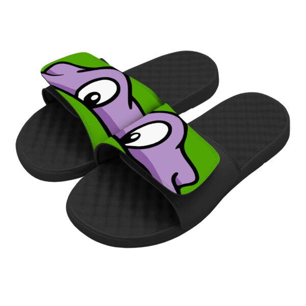 Men's ISlide Donatello Black Teenage Mutant Ninja Turtles Slide Sandals